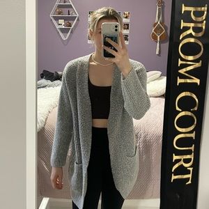 Soft grey cardigan from Forever 21